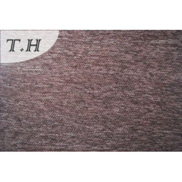 Tela textil de Chenille de color marrón (FTH31176B)
